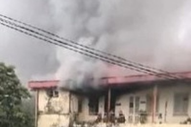 Hà Nội: Cháy tại trụ sở Bộ Xây dựng