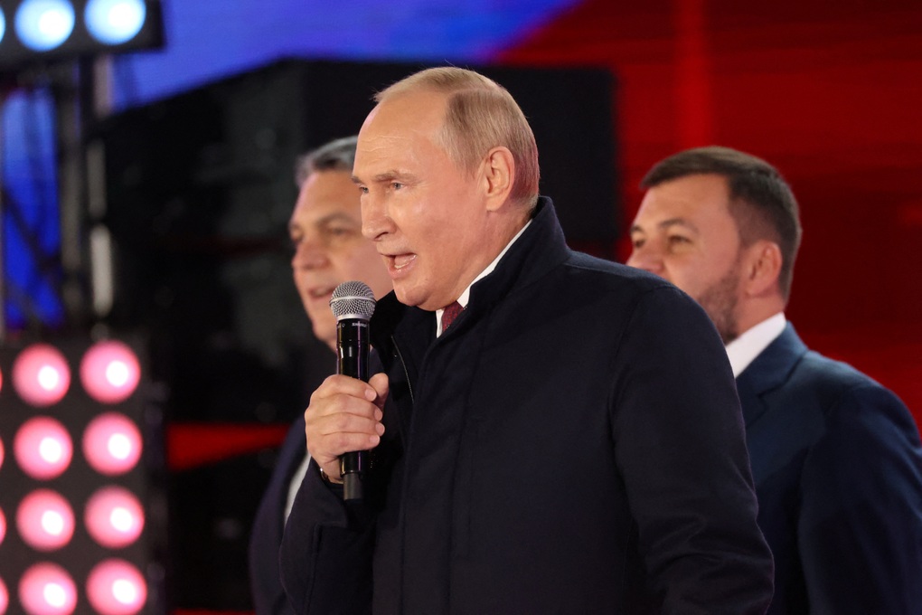 Tổng thống Putin tuyên bố bảo vệ 4 vùng lãnh thổ mới sáp nhập - 1 Tổng thống Putin tuyên bố bảo vệ 4 vùng lãnh thổ mới sáp nhập - 1