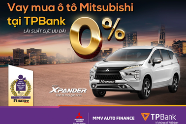 Mua New Xpander hưởng lãi suất 0% tại TPBank