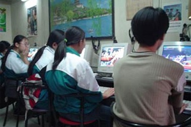 Giật mình vì trò chơi trẻ em ở quán Net 