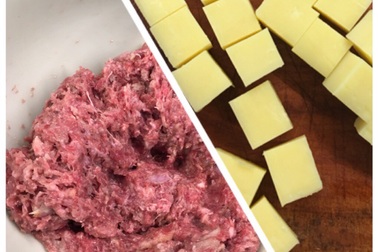 Cuối tuần vào bếp làm món bò viên phô mai nóng chảy thơm nức mũi