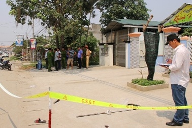 Hiện trường vụ thanh trừng bằng súng giữa 2 nhóm giang hồ