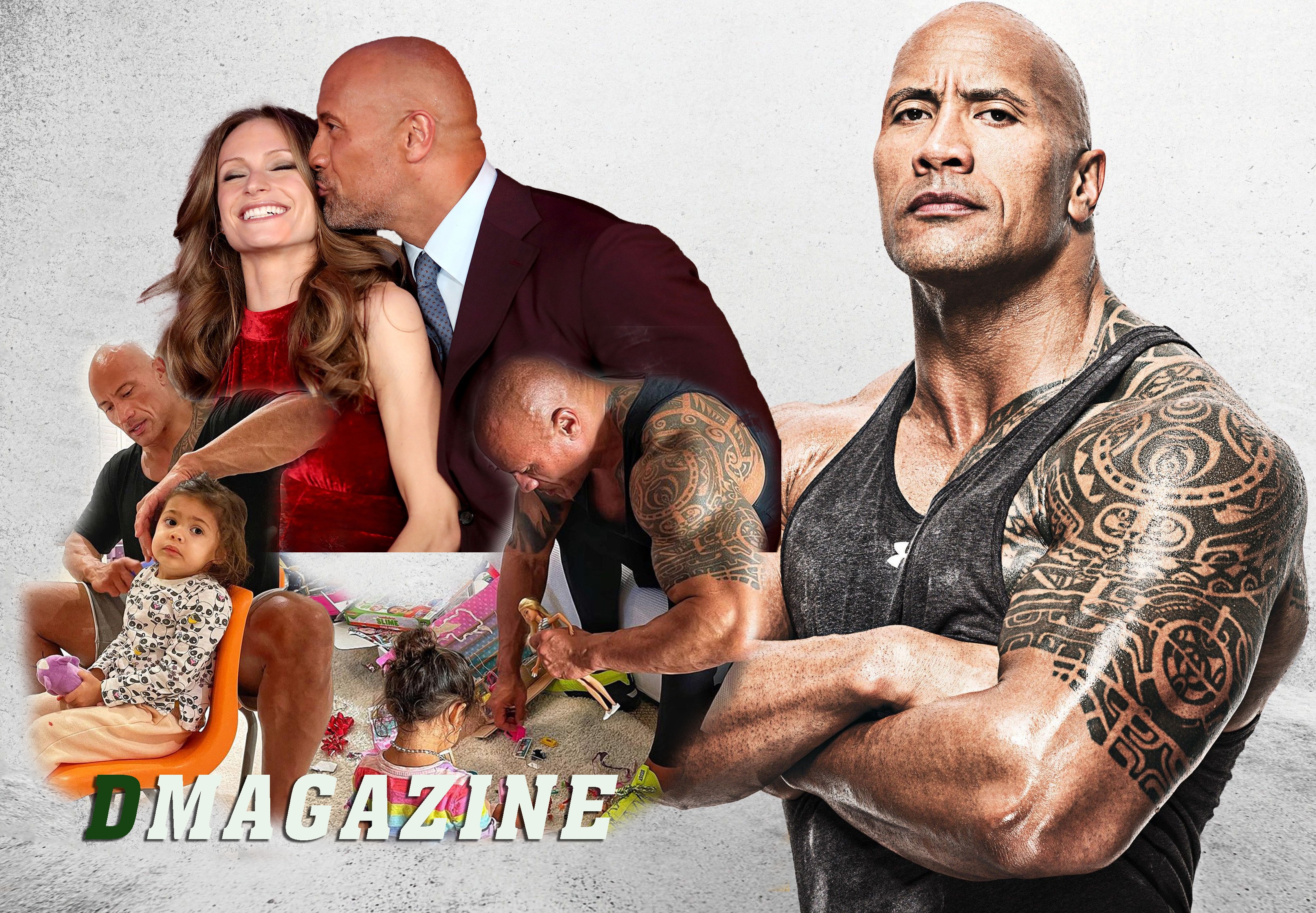 "The Rock" Dwayne Johnson: Người hùng cơ bắp si tình, chiều vợ, cưng con