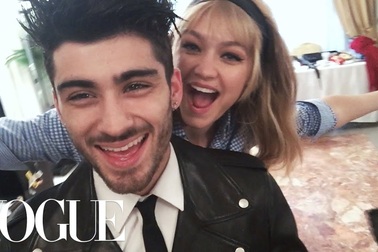 Zayn Malik và Gigi Hadid chụp hình cho tạp chí Vogue