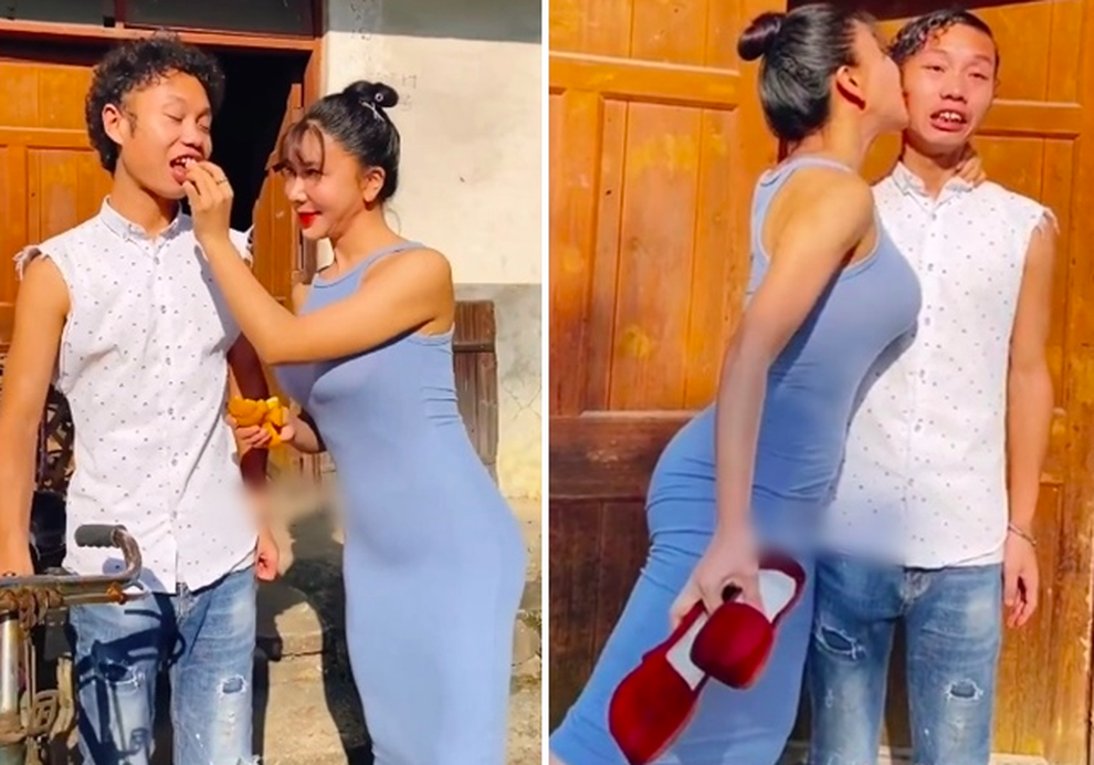 Phan Kim Liên hở bạo nhất màn ảnh hết thời, chỉ đóng clip hài - 8 Phan Kim Liên hở bạo nhất màn ảnh hết thời, chỉ đóng clip hài - 8