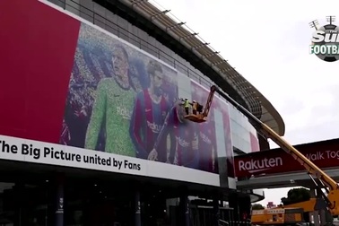 Barcelona tháo gỡ hình ảnh của Messi ở sân Nou Camp