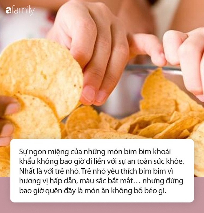 Bim bim và nguy cơ tẩm hóa chất, phụ gia không rõ nguồn gốc: Chuyên gia nói đây không phải chuyện đùa! - Ảnh 5. Bim bim và nguy cơ tẩm hóa chất, phụ gia không rõ nguồn gốc: Chuyên gia nói đây không phải chuyện đùa! - Ảnh 5.