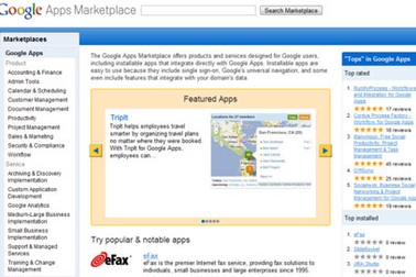 Google khai trương gian hàng Apps Markeplace