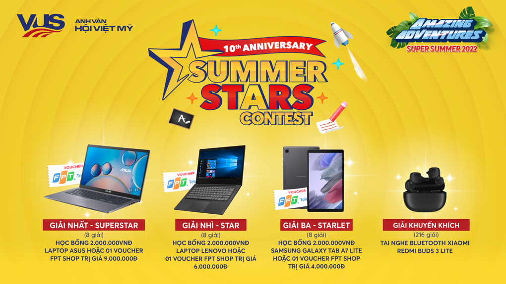 Sân chơi học thuật mùa hè đầy hứng khởi và hành trình 10 năm VUS Summer Stars - 4 Sân chơi học thuật mùa hè đầy hứng khởi và hành trình 10 năm VUS Summer Stars - 4