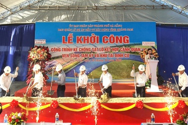 Đầu tư gần 500 tỷ đồng xây dựng kè sông Tam Kỳ và khu tái định cư