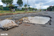 Đường gần 700 tỷ đồng vừa "vá" xong lại hư hỏng