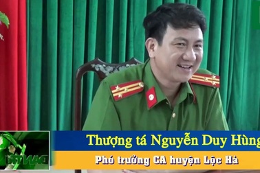 Công an huyện Lộc Hà thông tin về vụ người đàn ông bị 2 cô gái bỏ lại nghĩa địa sau khi bị tai nạn