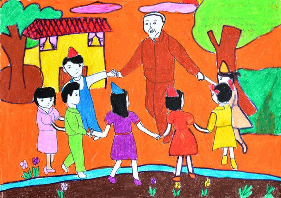 “Bác Hồ với thiếu nhi - Thiếu nhi với Bác Hồ” - 1 “Bác Hồ với thiếu nhi - Thiếu nhi với Bác Hồ” - 1