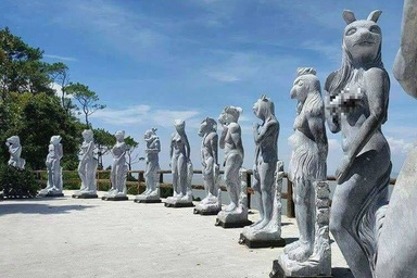 Lùm xùm bộ tượng 12 con giáp ở Hải Phòng