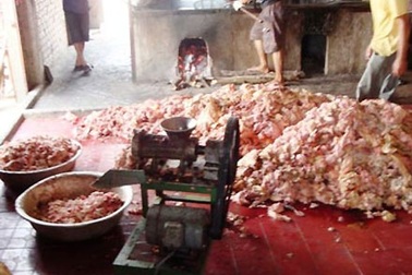 70 tấn lòng, mỡ “cực bẩn” chuẩn bị được tiêu thụ