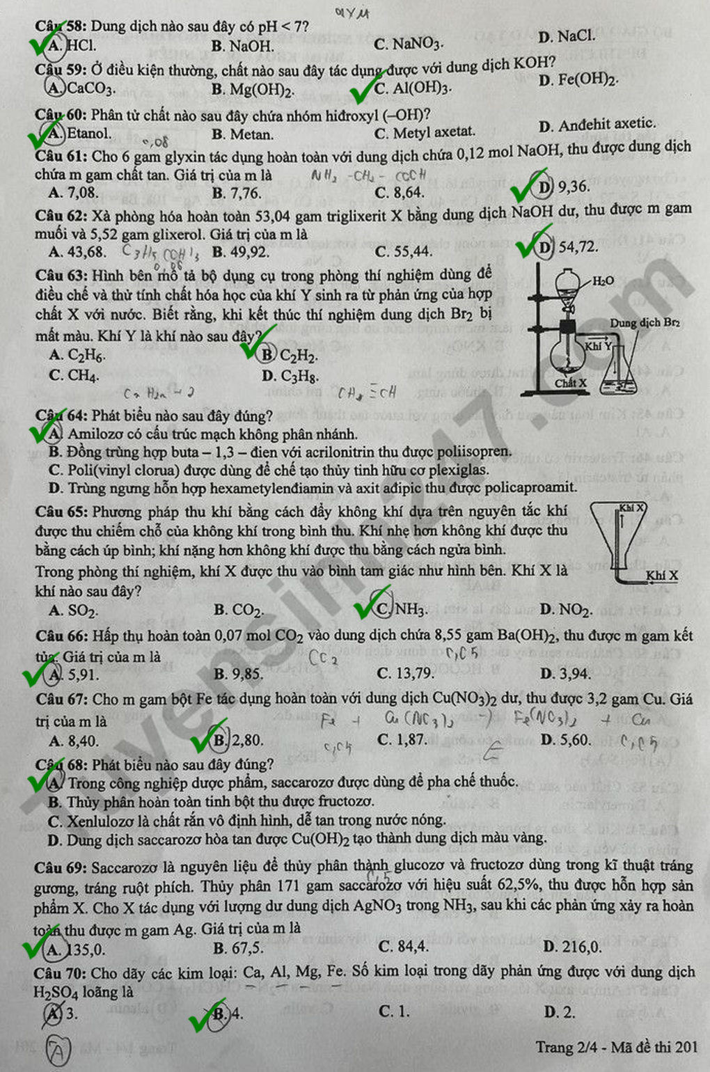 Cách xem đáp án tổ hợp khoa học tự nhiên cho thí sinh không mang đề thi về - 3 Cách xem đáp án tổ hợp khoa học tự nhiên cho thí sinh không mang đề thi về - 3