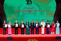 Hà Nội công bố 10 cá nhân được đề nghị khen thưởng "Công dân Thủ đô ưu tú"