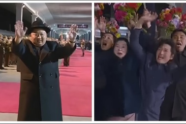 Video người Triều Tiên bật khóc khi đón ông Kim Jong-un từ Nga về nước