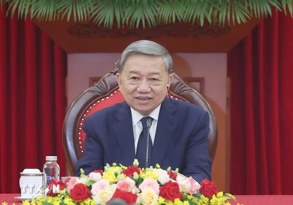 Tổng Bí thư Tô Lâm điện đàm với Tổng thống Nam Phi Cyril Ramaphosa - 1 Tổng Bí thư Tô Lâm điện đàm với Tổng thống Nam Phi Cyril Ramaphosa - 1