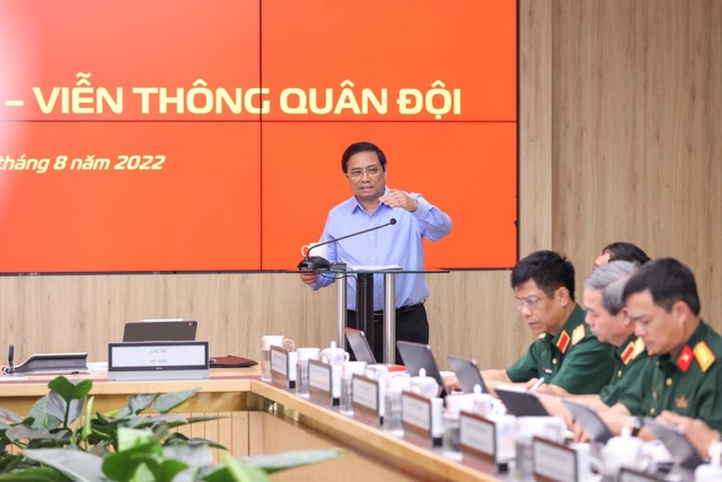 Làm việc với Tập đoàn Viettel, Thủ tướng chia sẻ gì? - 1 Làm việc với Tập đoàn Viettel, Thủ tướng chia sẻ gì? - 1