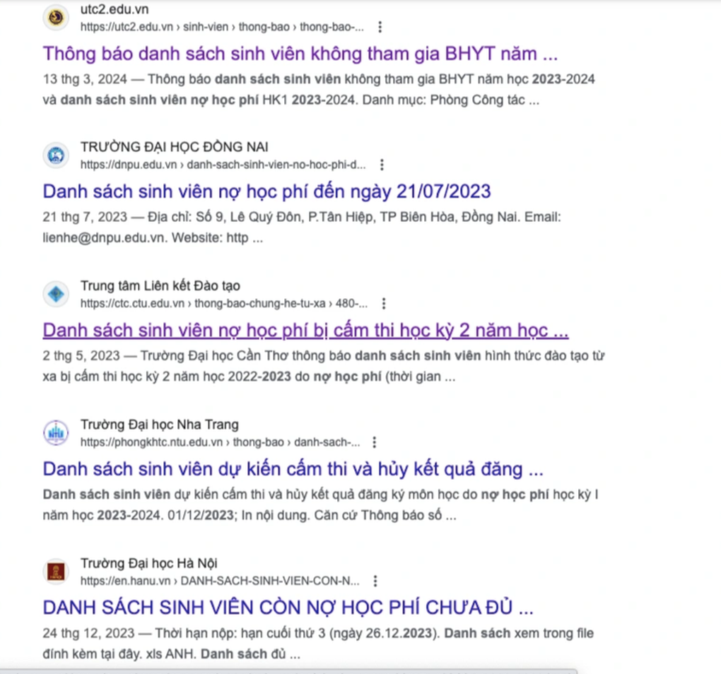 Loạt đại học bêu tên sinh viên nợ học phí: Thiếu tôn trọng hay cẩu thả? - 4 Loạt đại học bêu tên sinh viên nợ học phí: Thiếu tôn trọng hay cẩu thả? - 4