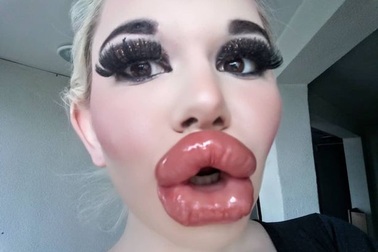 Cô gái có đôi môi trề nhất thế giới sau 20 lần phẫu thuật