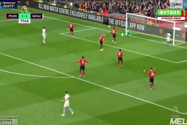 De Gea cứu thua xuất sắc sau cú đánh đầu của Antonio