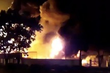 Cháy lớn ở Khu công nghiệp Nội Bài, thiệt hại hàng trăm triệu đồng