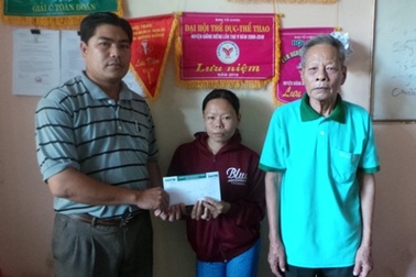 Hơn 44 triệu đồng đến với chị Phan Thị Hạnh