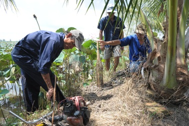 Đi bắt chuột đồng mùa nước nổi