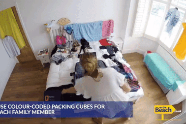 Mẹo sắp xếp 200 món đồ cho cả gia đình chỉ trong một vali khi đi du lịch