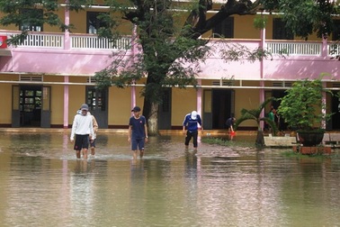 Trường học vùng rốn lũ, tuyệt đối không chủ quan