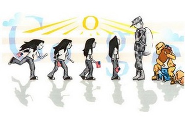 Nữ sinh giành chiến thắng cuộc thi sáng tạo logo của Google với bức vẽ cảm động