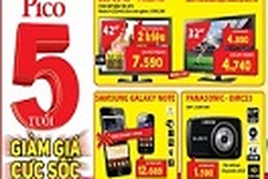 Sinh nhật Pico 5 tuổi, giá sốc chưa từng có 