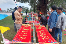 Tái hiện tục dựng cây nêu đón Tết của người dân đất võ Bình Định