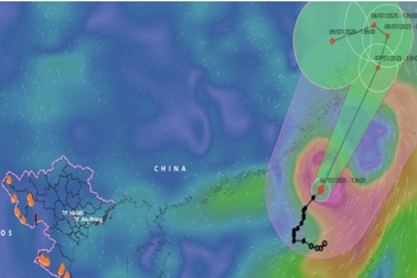Bão số 2 giật cấp 15 di chuyển như thế nào trong 24 giờ tới?