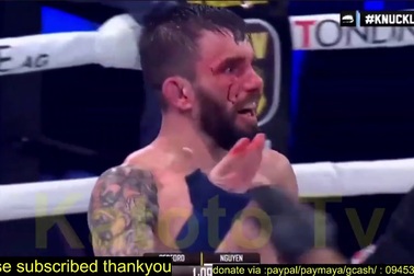 Thắng lợi nghẹt thở, võ sĩ gốc Việt vô địch giải boxing tay trần thế giới