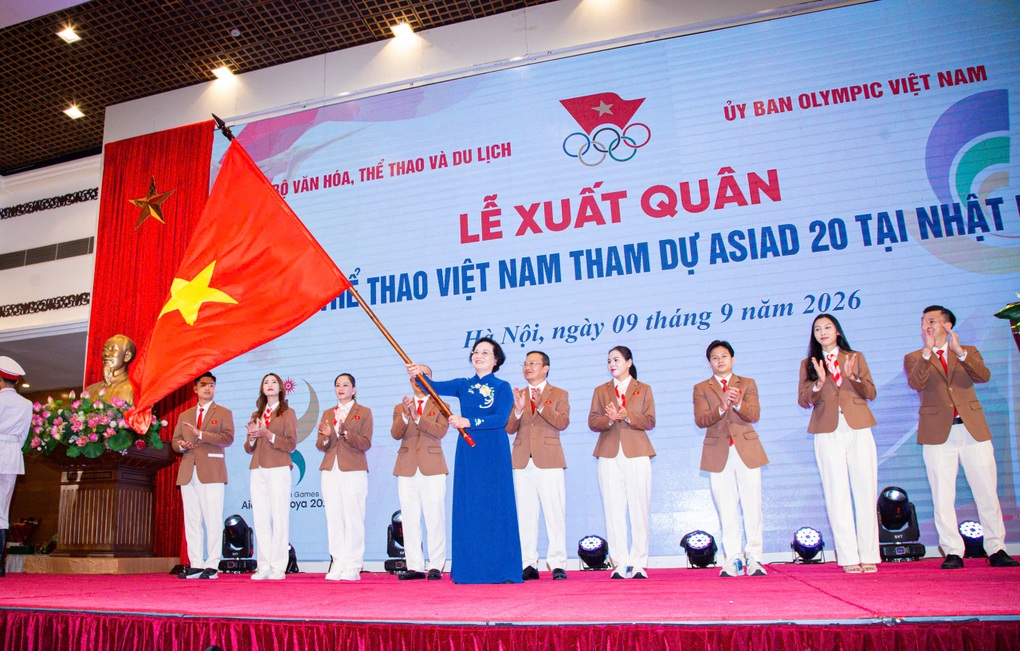 Lễ xuất quân đoàn thể thao Việt Nam dự Asiad 20 - 2