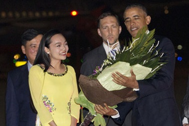 Gặp nữ sinh tặng hoa chào mừng Tổng thống Obama tới Việt Nam