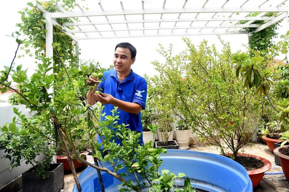 Chiêm ngưỡng nhà vườn bạc tỷ rau trái xum xuê, hoa nở bốn mùa của sao Việt - 5 Chiêm ngưỡng nhà vườn bạc tỷ rau trái xum xuê, hoa nở bốn mùa của sao Việt - 5