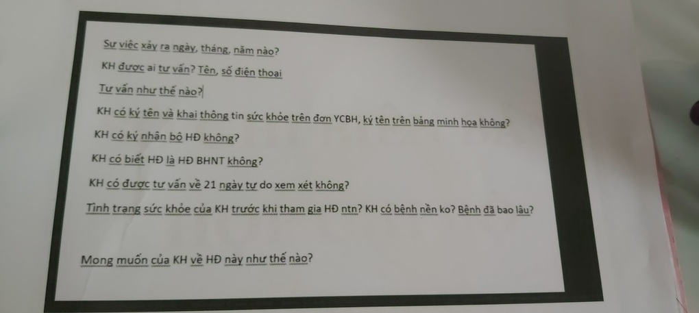 Tình tiết mới vụ khách hàng của Manulife ký giấy im lặng - 1 Tình tiết mới vụ khách hàng của Manulife ký giấy im lặng - 1