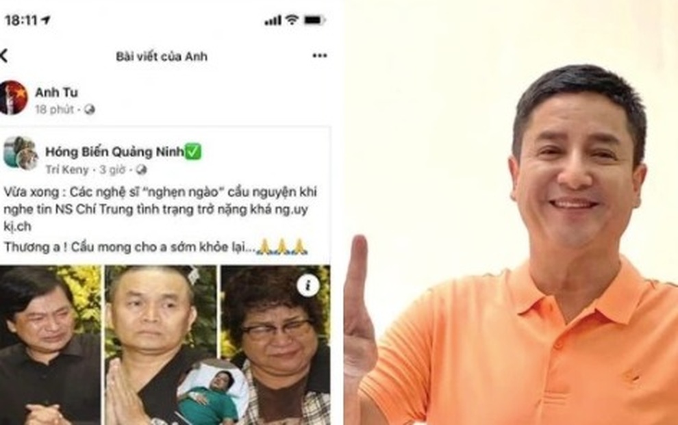 Táo Chí Trung lên tiếng về thông tin sức khỏe đang nguy kịch - 1 Táo Chí Trung lên tiếng về thông tin sức khỏe đang nguy kịch - 1
