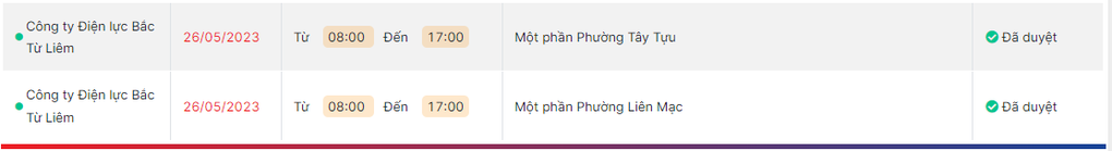 Lịch cắt điện Hà Nội ngày 26/5: 2 phường bị mất điện 9 tiếng - 8 Lịch cắt điện Hà Nội ngày 26/5: 2 phường bị mất điện 9 tiếng - 8
