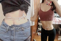 Trào lưu mới giúp gái trẻ mặc sức khoe vòng eo con kiến