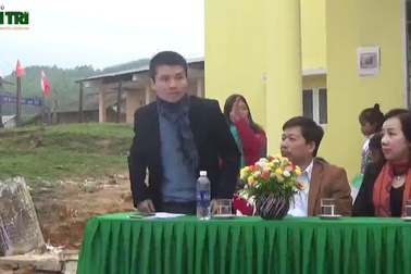 Lễ Khánh thành và bàn giao công trình phòng học mầm non tại bản Sy, xã Trọng Hóa, huyện Minh Hóa, tỉnh Quảng Bình