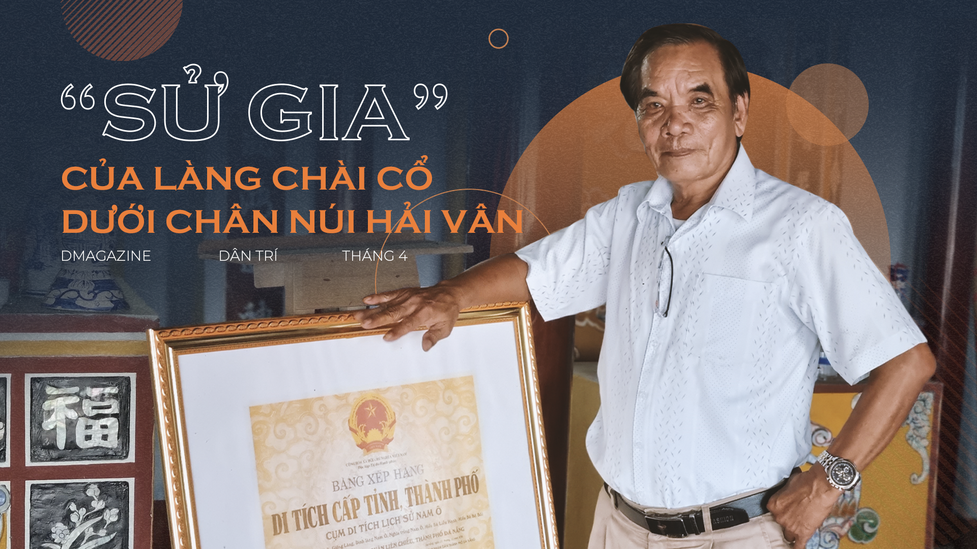 "Sử gia" của làng chài cổ dưới chân núi Hải Vân