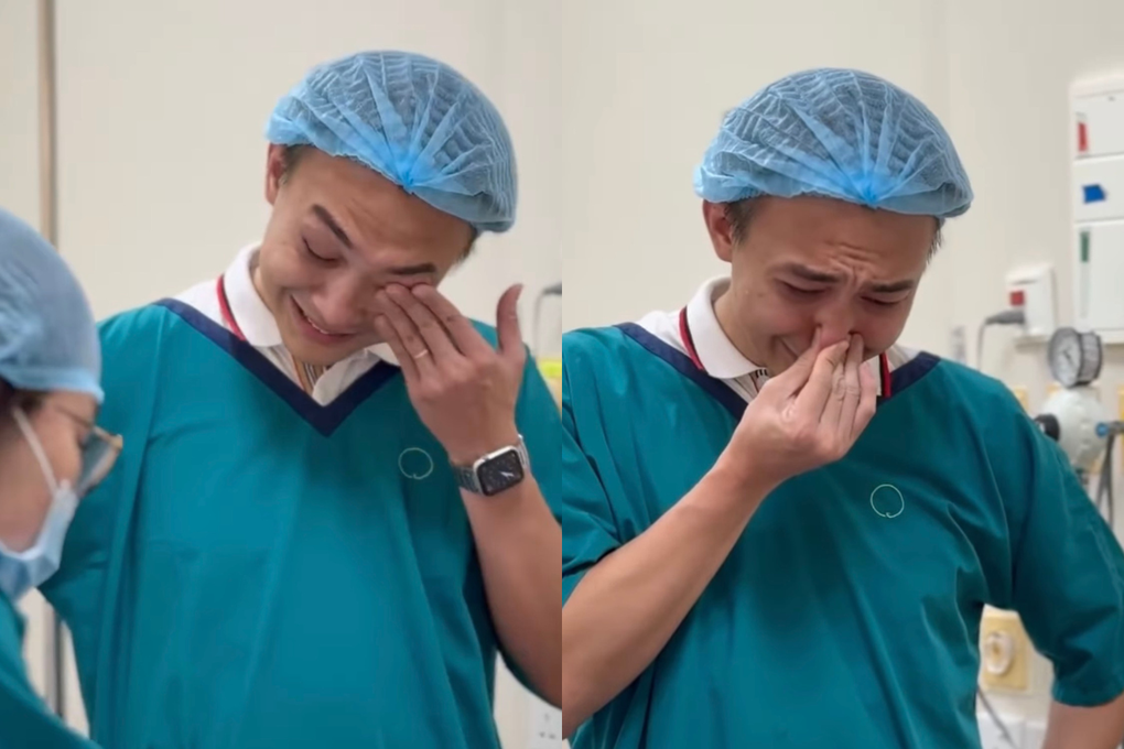 Ông xã Hoa hậu Ngân Anh khóc nức nở khi vợ vượt cạn lúc đang bị sốt - 1 Ông xã Hoa hậu Ngân Anh khóc nức nở khi vợ vượt cạn lúc đang bị sốt - 1