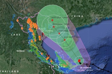 Bão số 2 hướng vào vịnh Bắc Bộ, miền Bắc mưa lớn 3 ngày