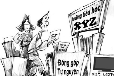 Lại chuyện "tự nguyện đóng góp"... trong nước mắt
