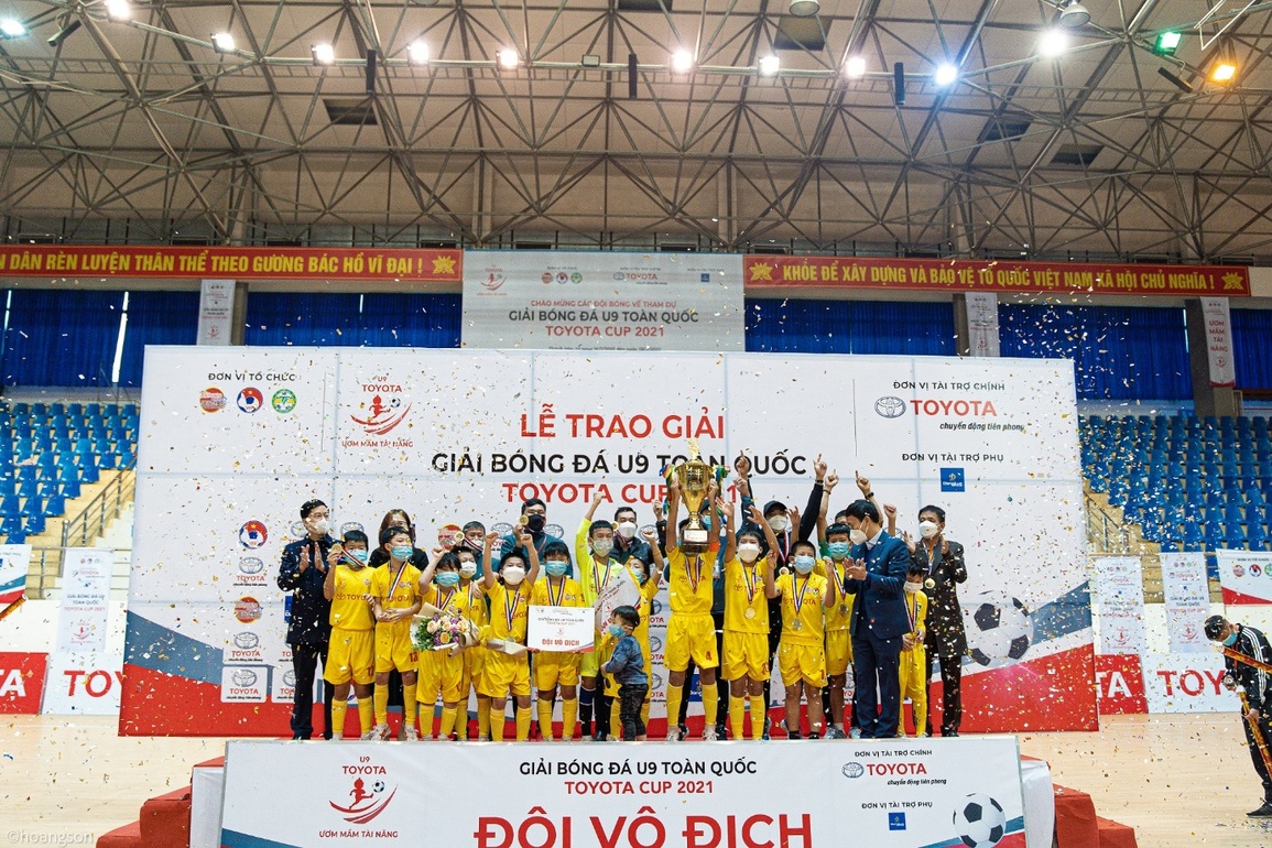 Gay cấn, hấp dẫn chung kết Giải bóng đá U9 toàn quốc Toyota Cup 2021 - 2 Gay cấn, hấp dẫn chung kết Giải bóng đá U9 toàn quốc Toyota Cup 2021 - 2